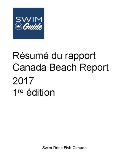 Le Rapport Canada Beach Report – Résumé