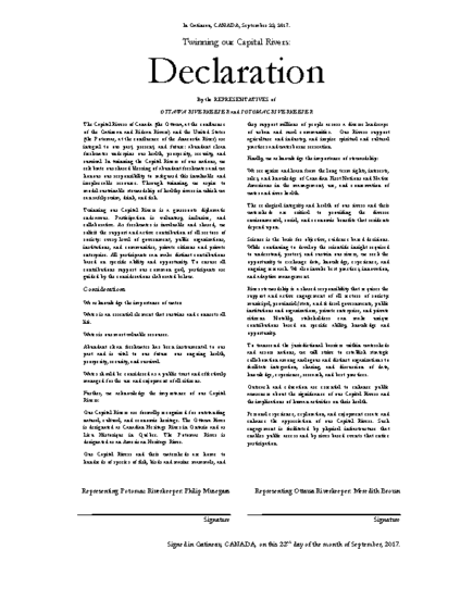 Twinning Declaration