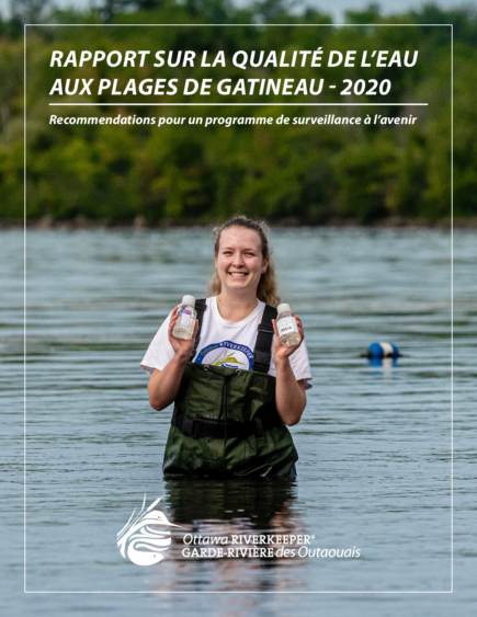 Rapport sur la qualité de l’eau aux plages de Gatineau – 2020